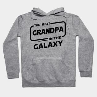 the best grandpa in the galaxy black Hoodie